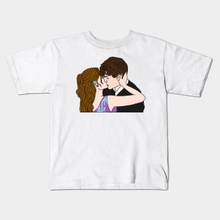 Jim and Pam First Kiss Kids T-Shirt